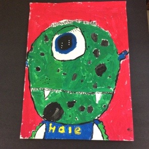 3rd Grade: Monster School Portraits