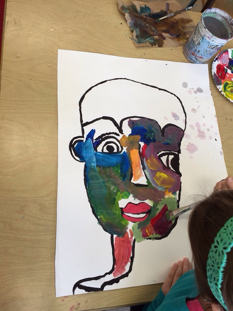 3rd Grade: Self Portraits and Picasso