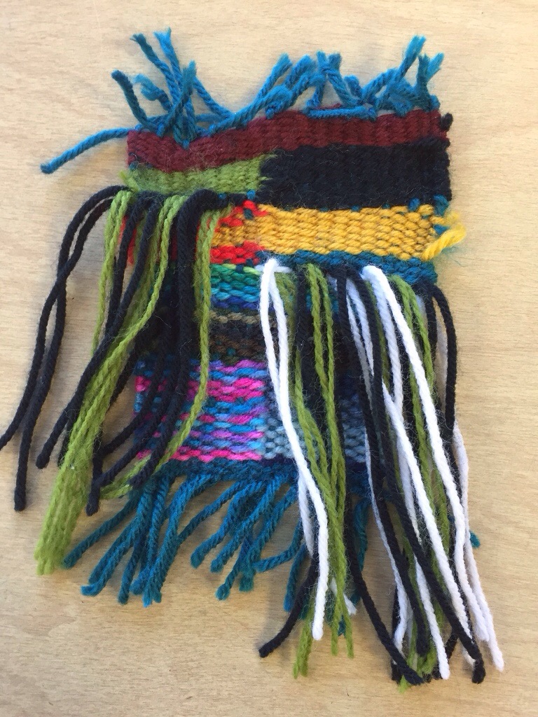 4th grade: Tapestry Weaving